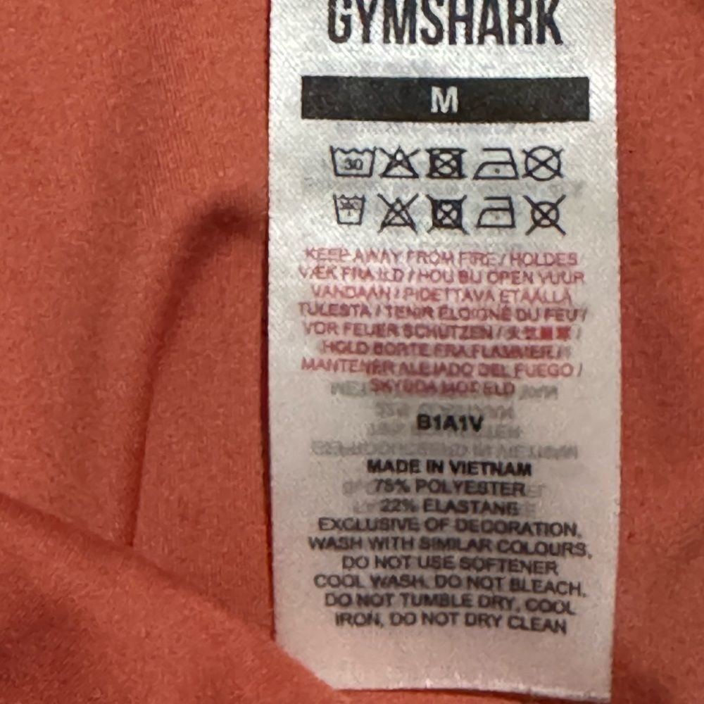 Gymshark Burnt Orange Leggings - Picture 4 of 4